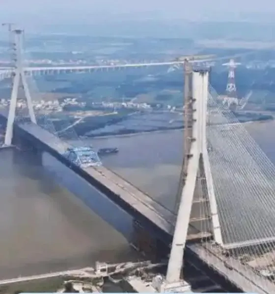 廣東香山大橋。（圖／翻攝《央視新聞》）