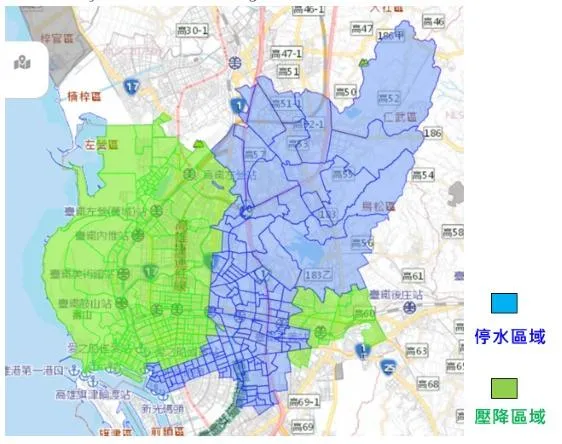 水公司提醒民眾,應在停水前6小時完成儲水,並在停水期間關閉抽水機電源(圖/台灣自來水公司第七區管理處提供)