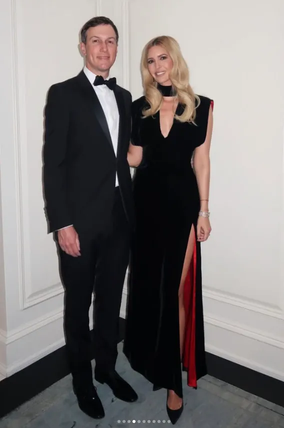 伊凡卡與庫許納。（圖／翻攝Instagram@ivankatrump）