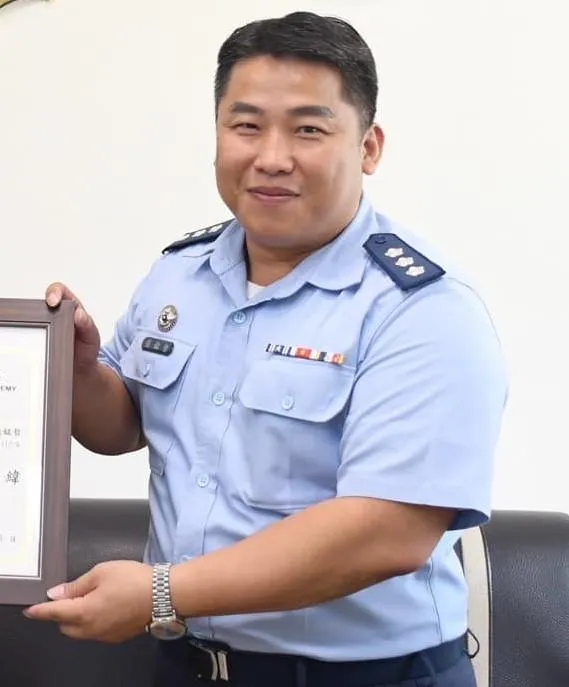 張銘哲。(圖/截自空軍官校臉書)