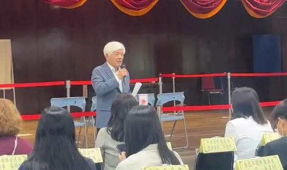 中選會主委李進勇。(圖/中天新聞)
