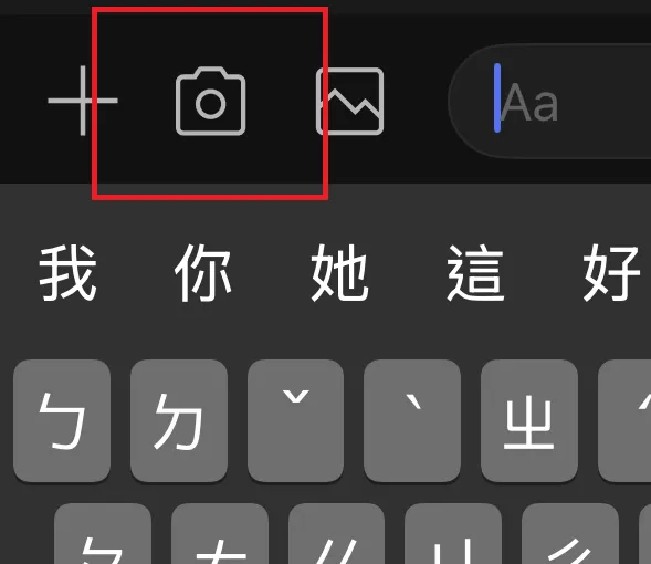 近日LINE爆出內建相機故障災情。（示意圖／翻攝自LINE APP頁面）