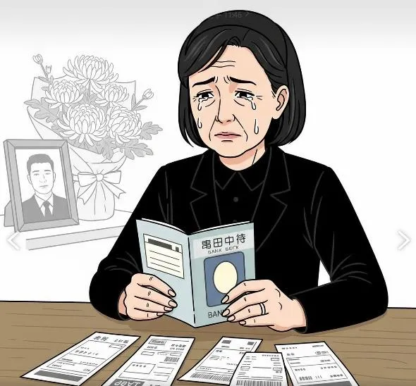 在68歲丈夫猝逝後,日本專職家庭主婦在喪禮結束時,才真正看見家中財務現況,存摺加總僅約300萬日圓(約新台幣62萬元)。(示意圖/AI生成)