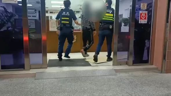 陳男依毀損罪送台中地檢署偵辦。（圖／中天新聞）