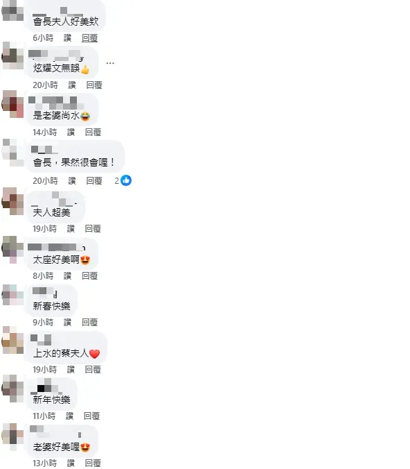 大批網友按讚留言。(圖/翻攝自蔡其昌臉書)