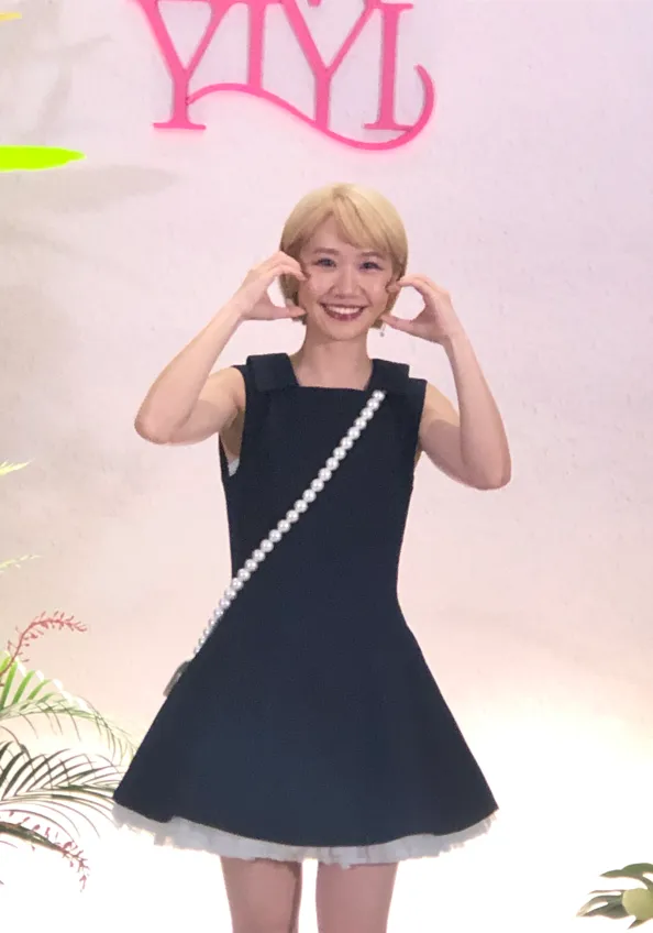 Lulu感謝納豆過去在工作上的照顧，笑言紅包5位數「一定是厚的」。（圖／記者郭竹倩 攝）