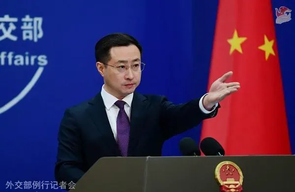 大陸外交部發言人林劍。（資料照／翻攝大陸外交部）