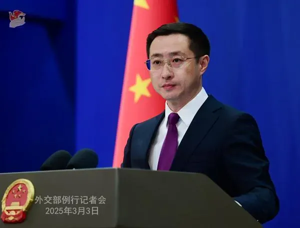大陸外交部發言人林劍。（圖／翻攝大陸外交部）
