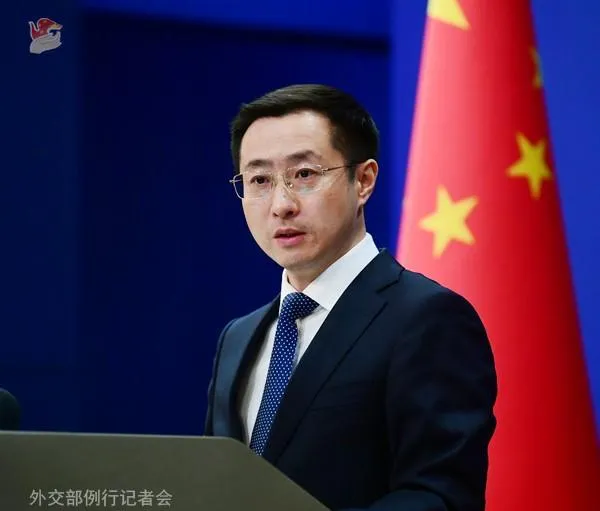 大陸外交部發言人林劍。（圖／翻攝大陸外交部網站）
