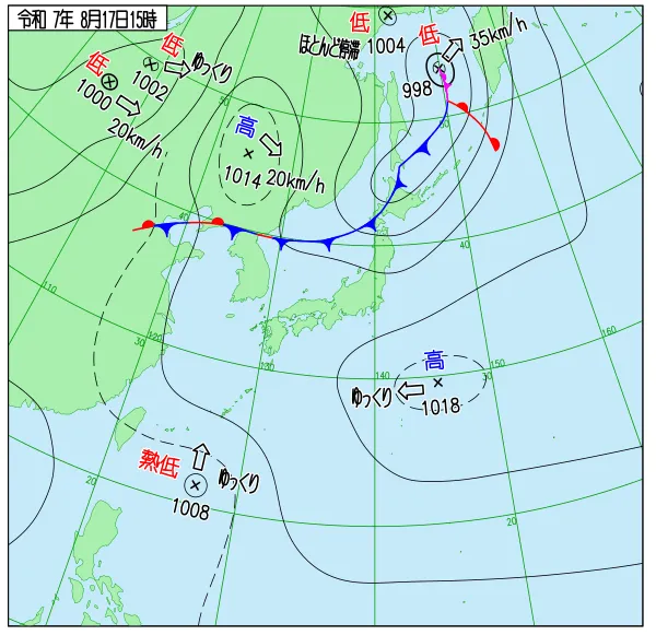 日本氣象廳17日宣布熱帶擾動92W已在菲律賓東方增強為熱帶低壓。(圖/翻攝自日本氣象廳官網)