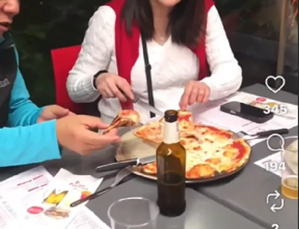 義大利披薩店老闆不滿顧客點太少,直接發影片開嗆。(圖/翻攝自pizza dal pazzo IG)