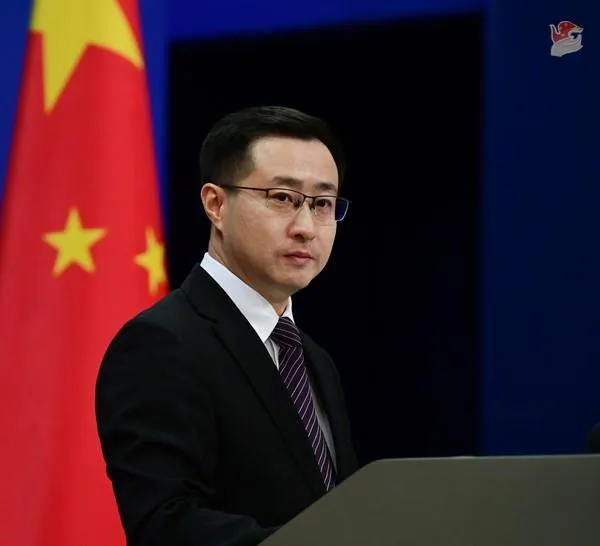 大陸外交部發言人林劍。（資料照／翻攝大陸外交部）