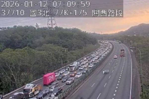 車禍現場。（圖／警廣路況資訊）