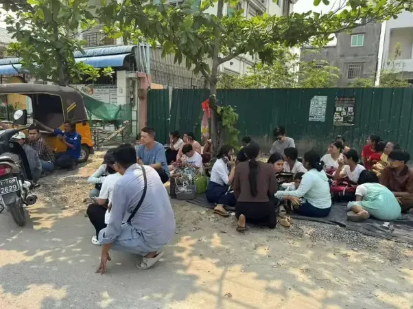 周女士提供的地震後現場照。（圖／翻攝《封面新聞》）