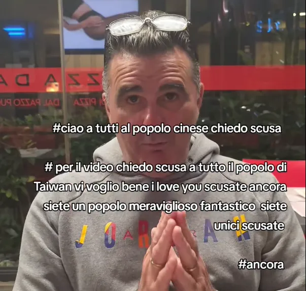 披薩店老闆道歉。(圖/翻攝自Pizza Dal Pazzo臉書)