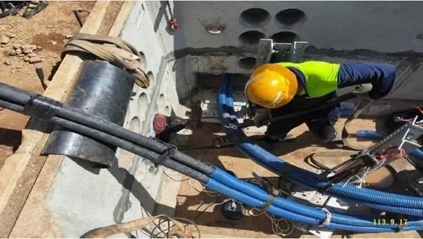 澎湖海底電纜工程於10月1日正式啟用。（圖／台電提供）
