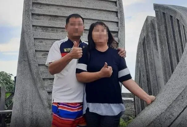 吳姓里長(左)坦承重拳毆妻(右)致死遭羈押禁見。（圖／翻攝畫面）