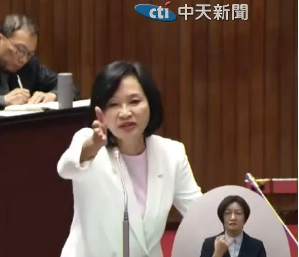 藍委柯志恩。(圖/中天新聞)