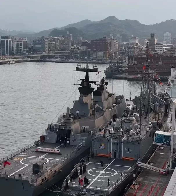 海軍基隆基地。(圖/截自海軍臉書影片)