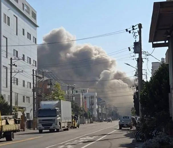 火災現場。(圖/台南道路救援張家班群友提供)