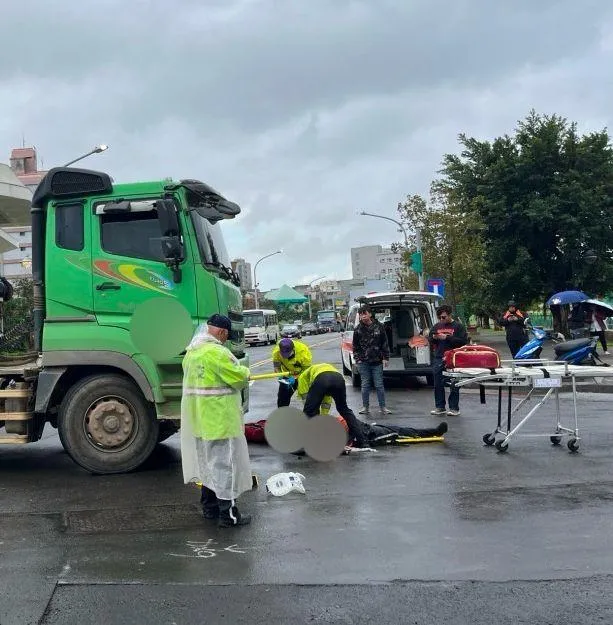 車禍現場。（圖／警方提供）