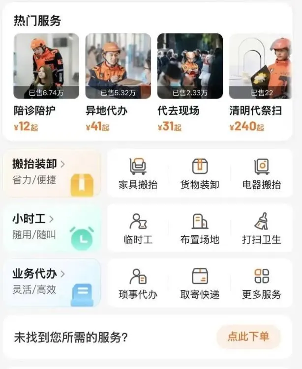 大陸跑腿平台推出代祭祀掃墓服務。（圖／翻攝《封面新聞》）