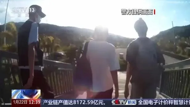 2名20歲青年嘗試偷渡遭勸返。(圖/翻攝《央視新聞》)