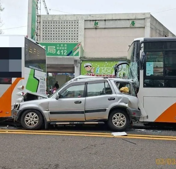 車禍現場。（圖／翻攝畫面）