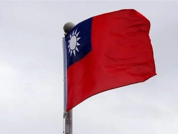 中華民國國旗。（圖／中央社）