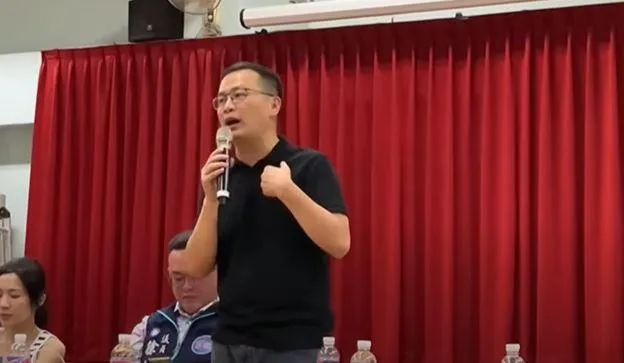 羅智強表示當選黨主席將設立走路委員會。（圖／中天新聞）