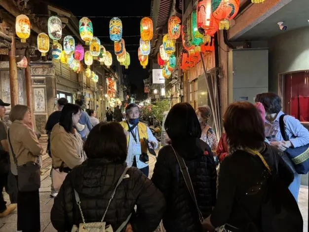 五條港舊城漫遊星光線。（圖／台南市政府）