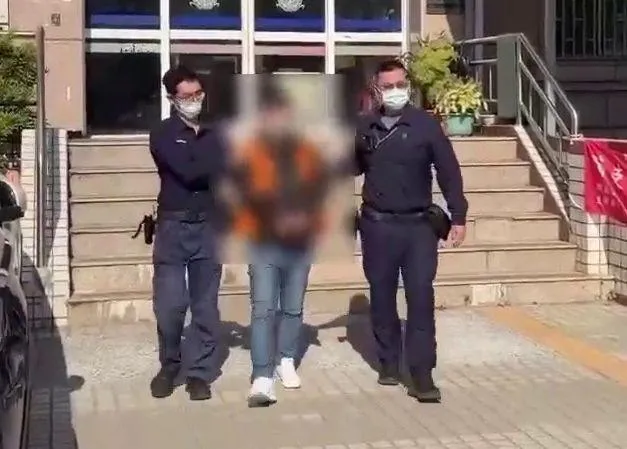林男被移送。（圖／中天新聞）