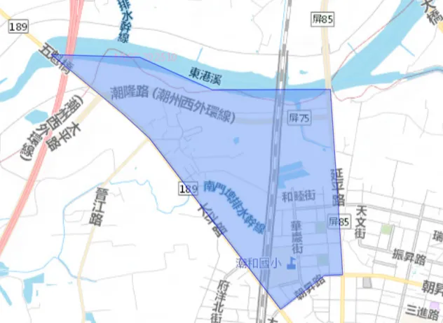 屏東縣潮州鎮、竹田鄉部分區域18日深夜起間歇性停水7小時。（圖／翻攝自台灣自來水公司官網）