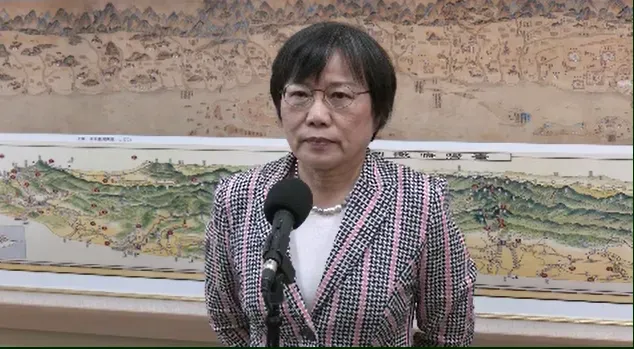 劉世芳表示，學者的意見都有參考，行政、司法系統都已經對案件作出解釋，「我不多做說明」。（圖/中天新聞）