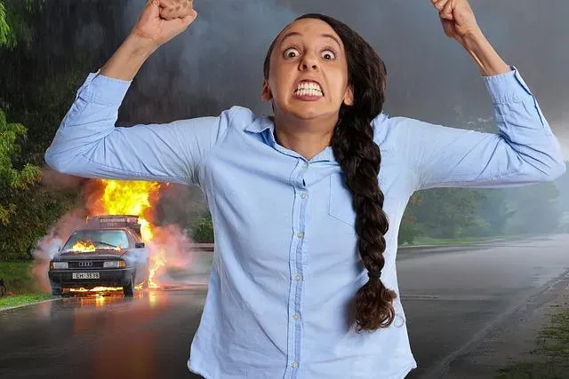 不少人一開車就情緒失控。(示意圖/Pixabay)