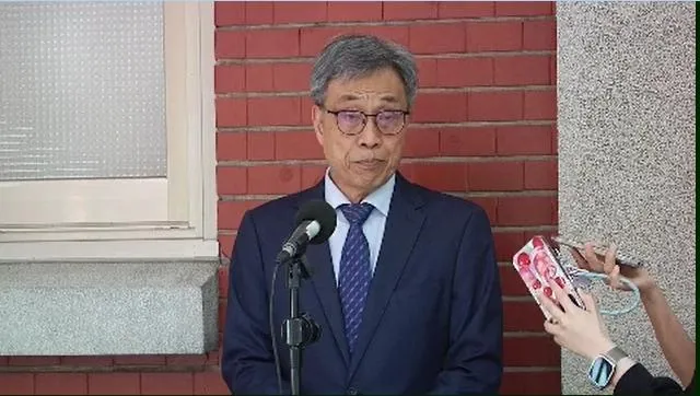 陳駿季受訪。（圖/中天新聞）
