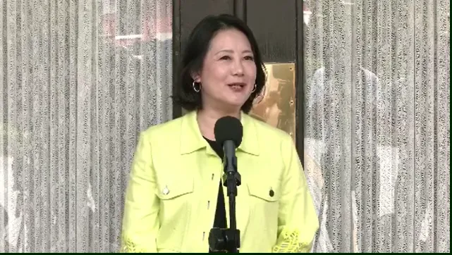 針對蔣萬安建議找童子賢組閣，吳思瑤呼籲蔣萬管好自己的小內閣，好好收拾自己辦公室主任的人事紛爭。（圖/中天新聞）