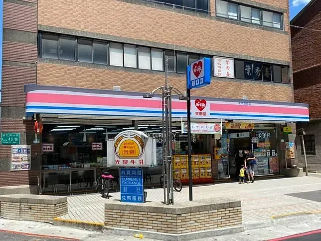 永樂市場對面的元老級萊爾富迪化店今天（24日）熄燈。（圖／翻攝畫面）