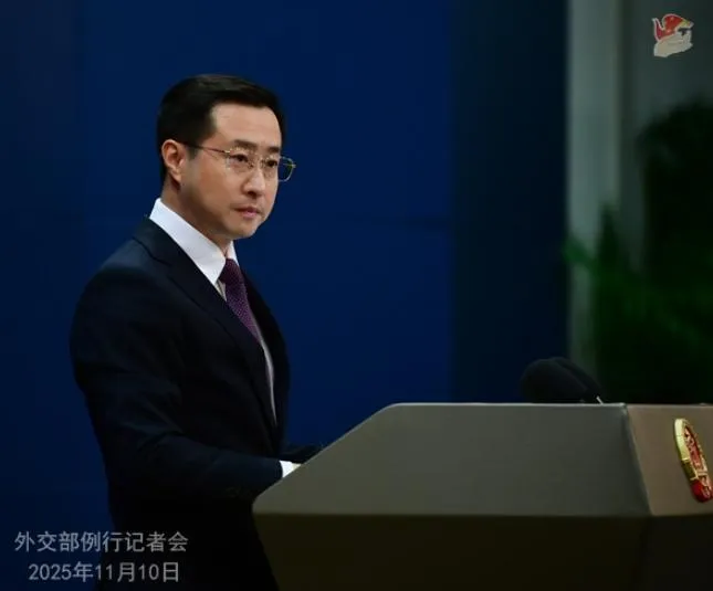 大陸外交部發言人林劍。（圖／翻攝大陸外交部官網）