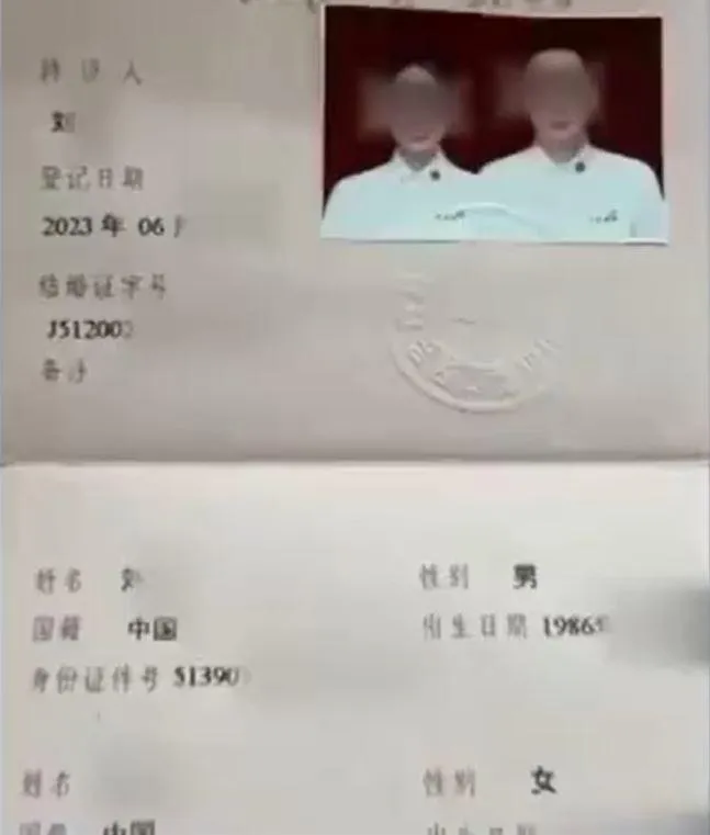 先後與6名女子結婚、離婚，對象包括50歲左右的成熟女性、剛踏入職場的年輕女子等等。（圖／翻攝微博@大秦雄狮）