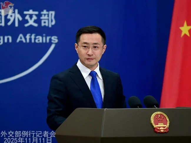 大陸外交部發言人林劍。(圖/翻攝大陸外交部官網)