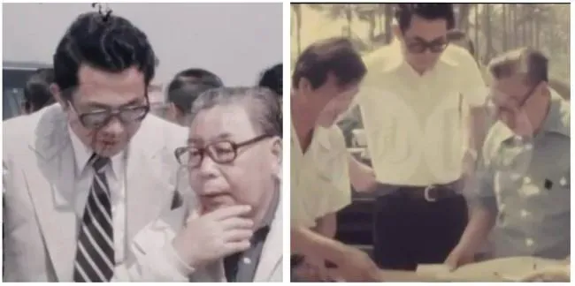 柯志恩分享其父與蔣經國的合照。（圖／取自柯志恩臉書）