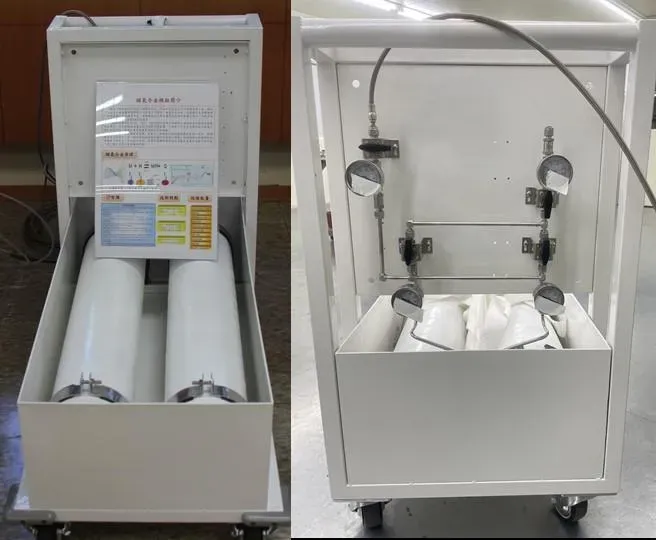 固態儲氫系統示意展品。(圖/中科院)