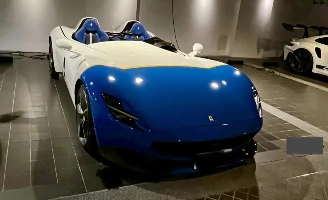法拉利Monza SP2。(圖/翻攝畫面)