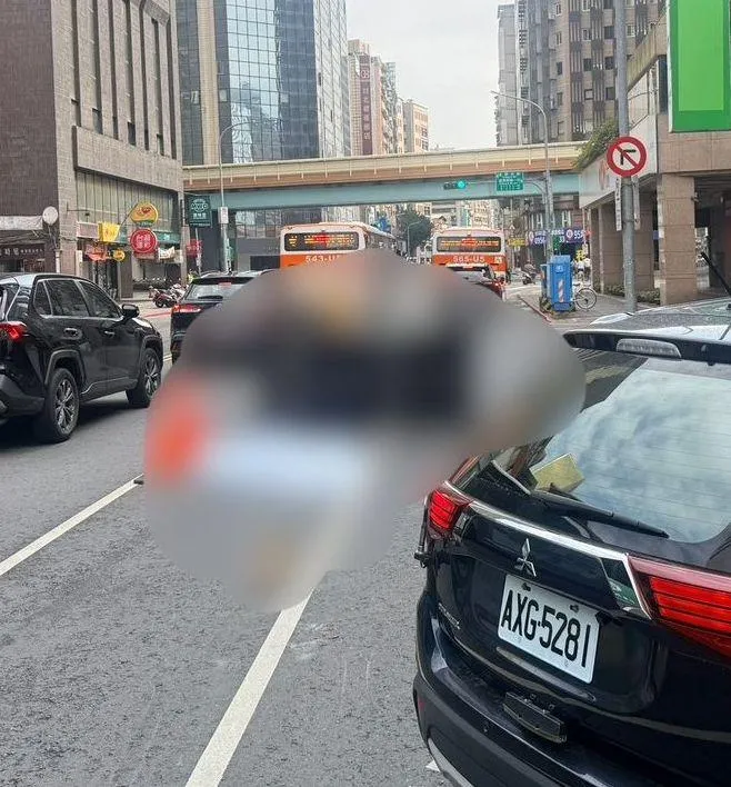 車禍現場。（圖／警方提供）