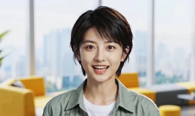 女演員「林汐顏」就被指融合趙今麥、張子楓、梁潔等女星的面部特徵。（圖／翻攝微博 耀客傳媒）