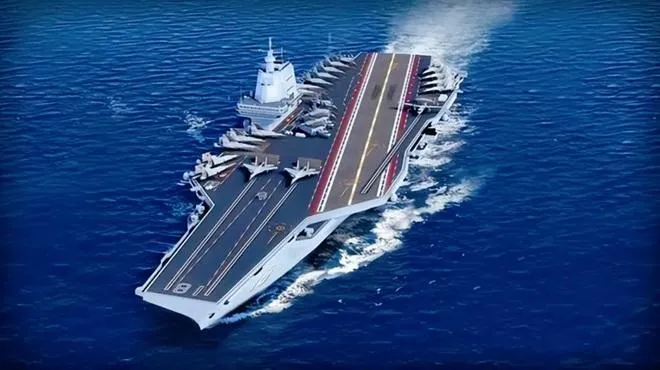 福建艦。(圖/騰訊網)