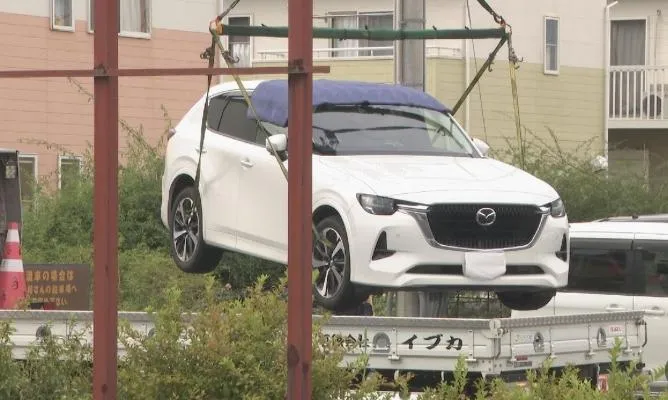 發現陳屍男子的車輛。（圖／翻攝NNN）