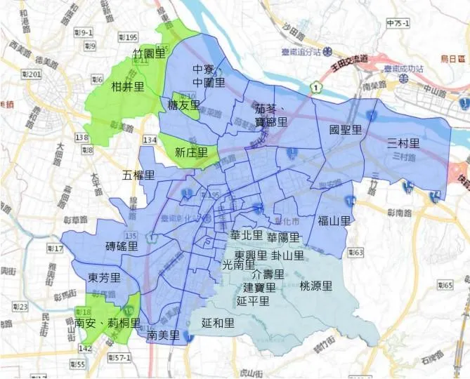 停水減壓範圍一次看。(圖/台灣自來水公司提供)