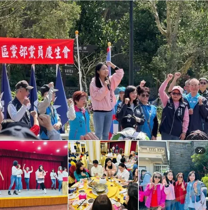 徐巧芯臉書po照片,說明她參加拜訪基層的情形。(圖/取自徐巧芯臉書)